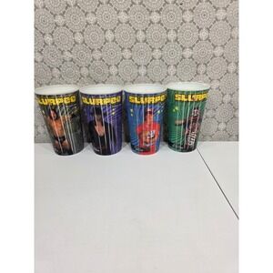 WWE SummerSlam Slurpee Cups 7 Eleven Lot of 4 Collectible Wrestling Cups